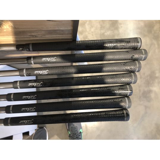 Titleist AP1 714 Irons Graphite Shafts Right Kuro Kage 50 Stiff 5-PW+GW ...