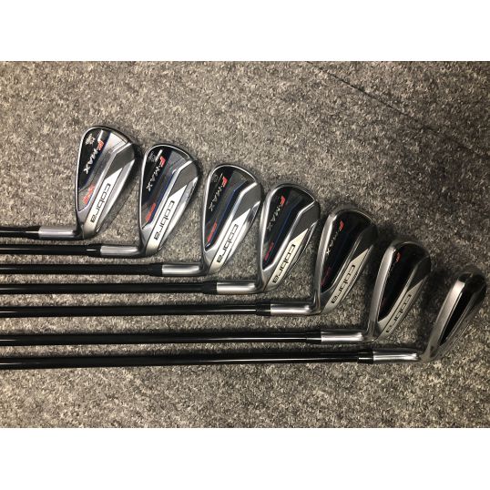 F-Max One Length Graphite Irons Right Senior Cobra Superlite 55 5-PW+GW (Used - Excellent)