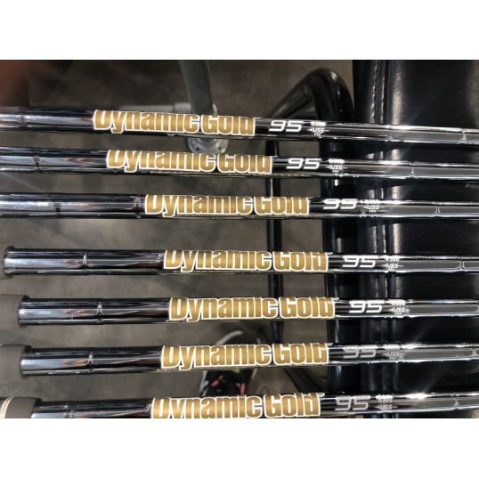 P790 Irons Steel Shafts 2021 Right Regular Dynamic Gold 95 VSS 5-PW+AW Standard (Used - Excellent)