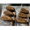 King Forged Tec Copper Irons Steel Shafts Right Stiff KBS $-Taper Lite 5-PW (Used - 4 Star)