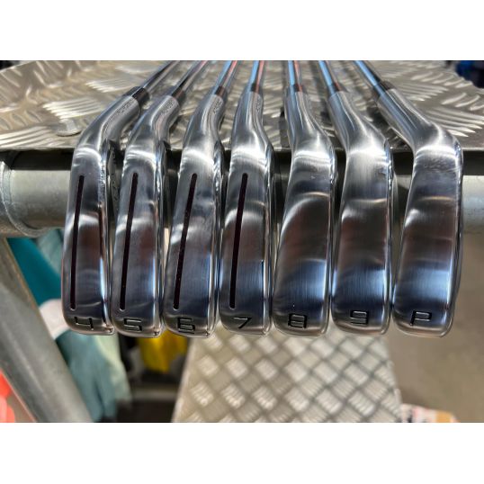 P770 Irons Steel Shafts Right Stiff KBS Tour 4-PW One Inch Longer (Used - 5 Star)