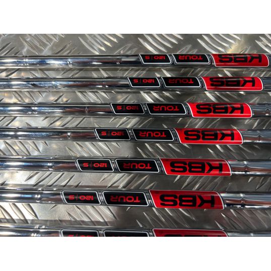 P770 Irons Steel Shafts Right Stiff KBS Tour 4-PW One Inch Longer (Used - 5 Star)