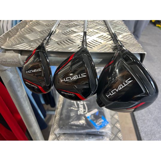 Stealth Left Handed Bundle Left 9 Degree Adjustable 3 Wood-16.5 Degree 4 Rescue-22 Degree (Used - 4 Star)