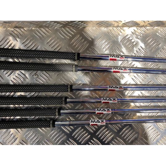 SIM 2 Max Irons Steel Shafts Right Stiff KBS Max MT 85 6-PW+SW (Used - 3 Star)