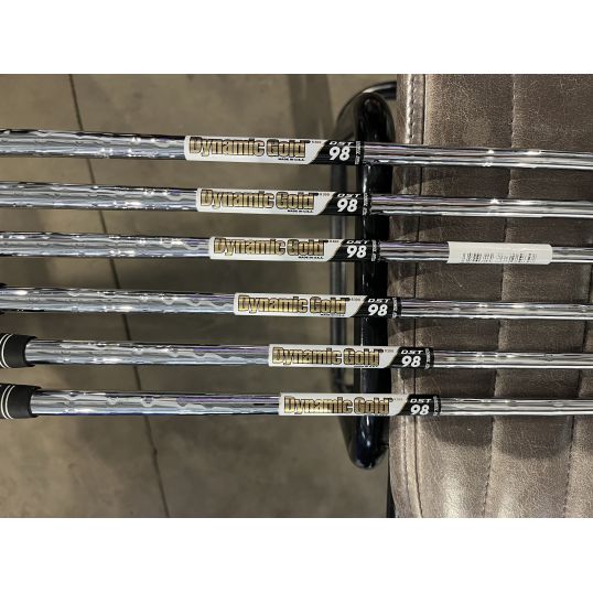 Launcher CBX Irons Steel Shafts Right Regular Dynamic Gold DST 98 5-PW (Used - 3 Star)