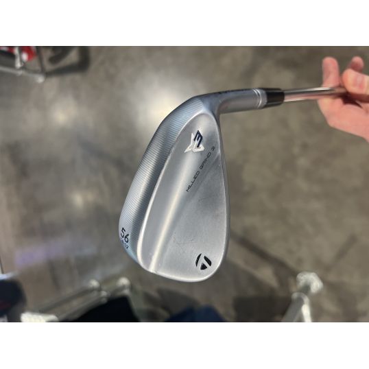 Milled Grind 3 Raw Design Satin Chrome Wedge Right 56 12 (Standard) Stiff True Temper Tour Issue S200 (Used - 4 Star)