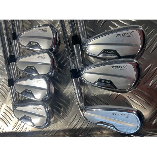 T200 2021 Irons Steel Shafts Right Regular True Temper AMT Black 5-PW+W (Used - 3 Star)