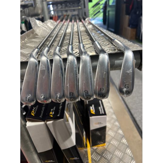 King LTDx One Length Irons Graphite Shafts Right Senior KBS PGI 85 5-PW+GW (Custom 39659) (Used - 5 Star)