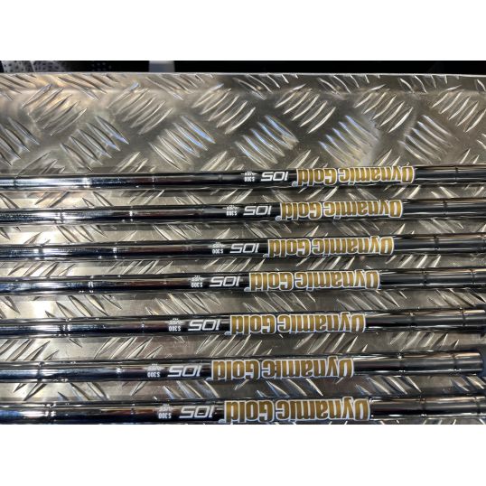 P790 Irons Steel Shafts 2021 Right Stiff Dynamic Gold 105 VSS S300 4-PW Standard (Used - 3 Star)