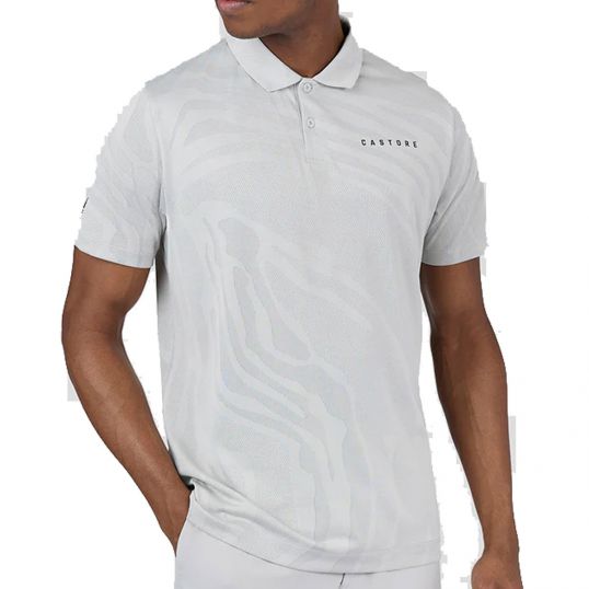 Engineered Knit Polo Mist Grey