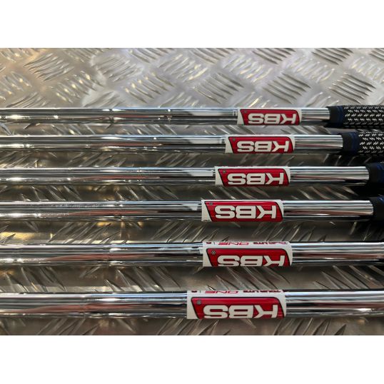 Aerojet One Length Irons Steel Shafts Right Regular KBS Tour Lite 5-PW+GW (Used - 5 Star)