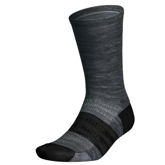 Wool Crew Socks Grey