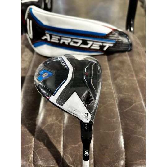 Aerojet Fairway Wood Right 3 Wood-15 Degree Stiff Mitsubishi Kai'li Blue 60 (Not quite perfect)