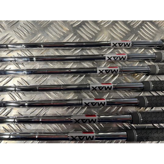 M4 Irons Steel Shafts Right Regular KBS Max 85 4-PW (Used - 4 Star)