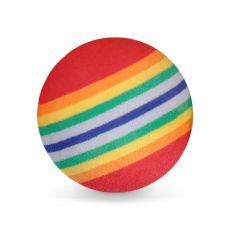 Striped Foam Practice Balls pack 6 In Eco Bag