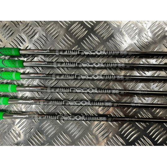 Epic Irons Graphite Shafts Right Regular UST Recoil ES 7-AW+SW Saplize Midsize Green/Grey (Used - 2 Star)