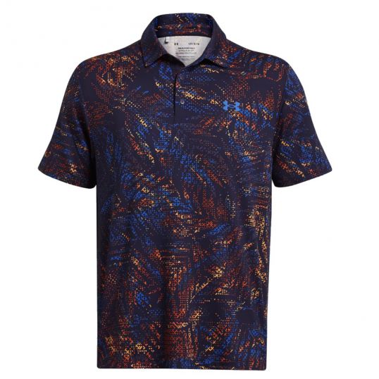 Playoff 3.0 Printed Polo Midnight Navy/Phoenix