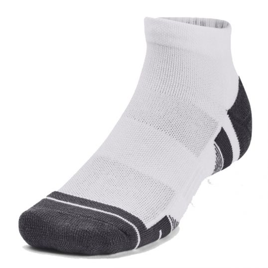 Performance Tech 3 Pack Low Socks White