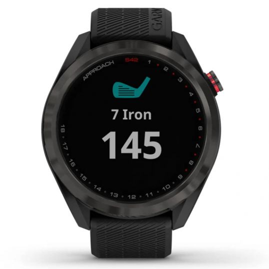 Approach S42 GPS Watch Carbon Grey with Black