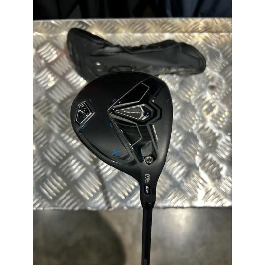 Darkspeed X Fairway Right 3 Wood-15 Degree Stiff Project X Hzrdus Gen 4 Blackout 70 Lamkin Crossline Black (Used - 5 Star)