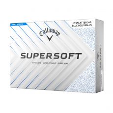 Supersoft Blue Splatter Golf Balls