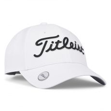 Players Performance Ball Marker Cap Mens Adjustable White/Black