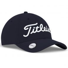 Players Performance Ball Marker Cap Mens Adjustable Navy/White