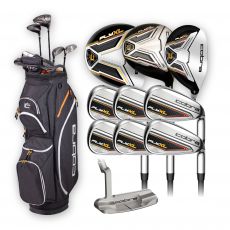 Fly XL 11 Piece Mens Package Set Graphite/Steel Trolley Bag