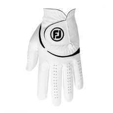 WeatherSof White/Black Mens Golf Gloves