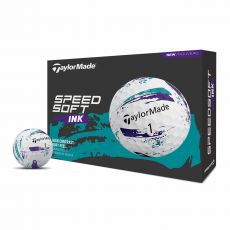 SpeedSoft Ink Purple/Teal Golf Balls