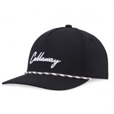 Birdie Putt Rope Golf Hat Mens Adjustable Black