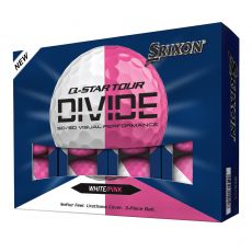 Q Star Divide White/Pink Golf Balls