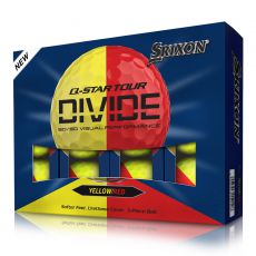 Q Star Divide Yellow/Red Golf Balls
