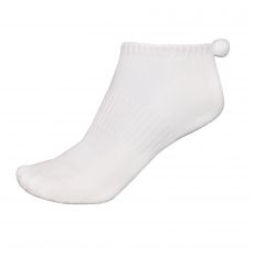 Prodry Ladies PomPom White Socks