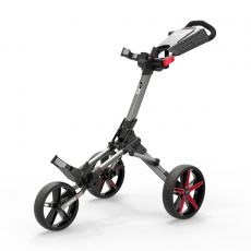 Micra Push Trolley Gun Metal/Red Trim