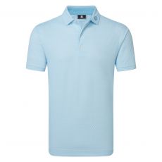 Scallop Geo Pique Blue Reef