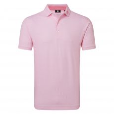 Scallop Geo Pique Pink Pop