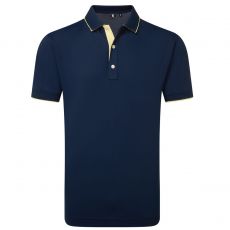 Wordmark Pique Navy