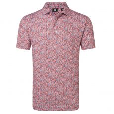 Meadow Print Lisle Nantucket Red/Chambray/Coastal Blue