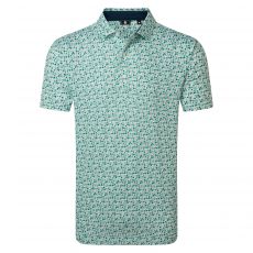 Surfs Up Print Lisle Field Green/White/Sunshine/Navy