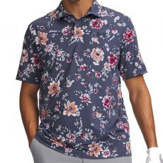 Matchplay Printed Polo Boundless Downpour Grey/Academy
