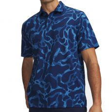 Matchplay Printed Polo Aegean Blue/Academy