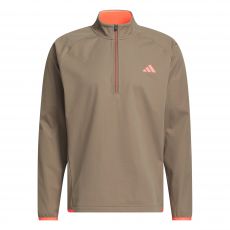 Ultimate365 Durable Water Repellent Wind Quarter-Zip Sweatshirt Khaki Six