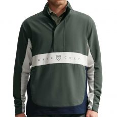 Repel Soft Shell Half Zip Jacket Camo Green