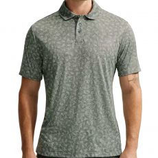 Par Dri-Fit Grass Print Golf Polo Green