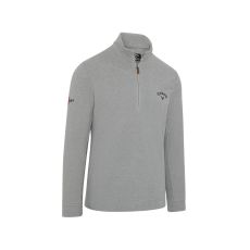 Lifestyle Double Brushed Jacquard 1/4 Zip Concrete