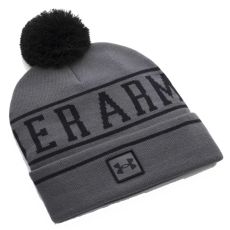 Halftime Pom Beanie Castlerock/Black