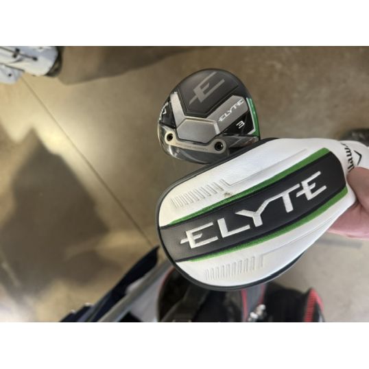 Elyte Fairway Wood Left 3 Wood-15 Degree True Temper Denali Charcoal 60 Regular Golf Pride Tour Velvet 360 (Used - 5 Star)
